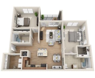 Floor Plans of Belmont at Tryon Apartments in Charlotte, NC